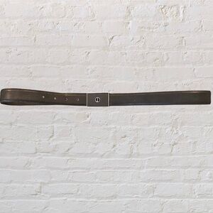 Men's Black Leather Belt